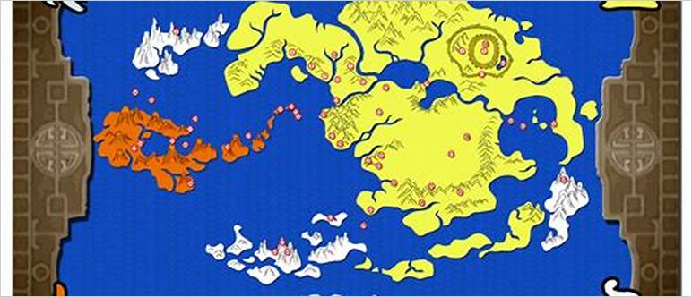 Avatar airbender world map